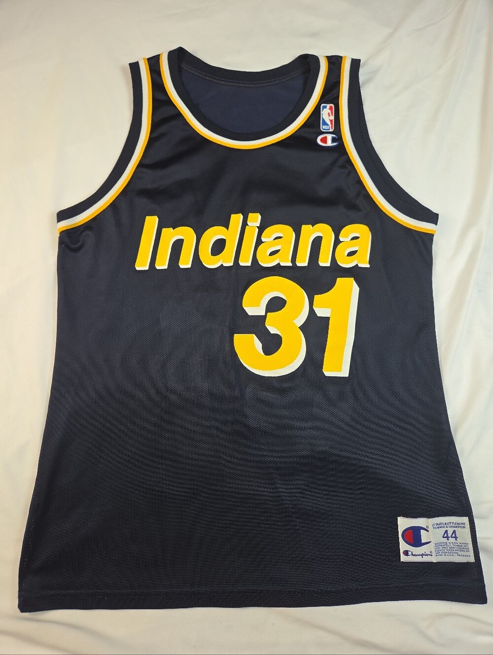 VTG 1990s Champion Indiana Pacers #31 Reggie Miller JERSEY